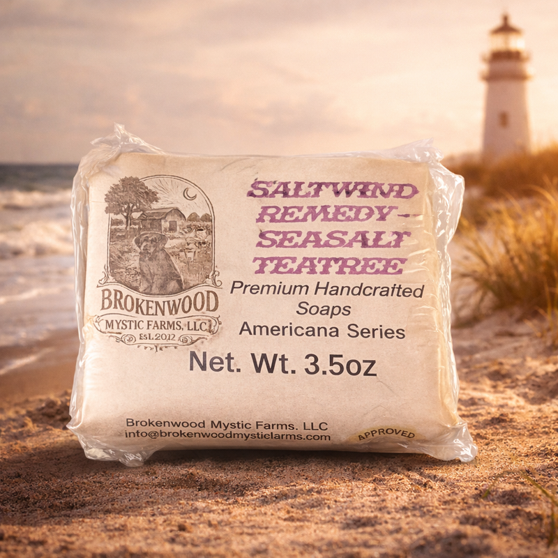 Saltwind Remedy – Sea Salt & Tea Tree Soap  Americana Series | Inspired by Dr. Elizabeth Blackwell
