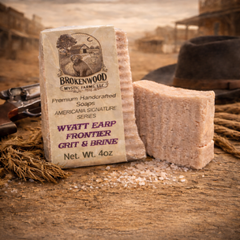 Wyatt Earp – Frontier Grit & Brine Soap | Americana Signature Series